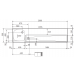 RVS Spoeltapblad Franke ST-BB200-1L maatvoering