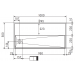 RVS Tapblad Franke ST-TB100 maattekening