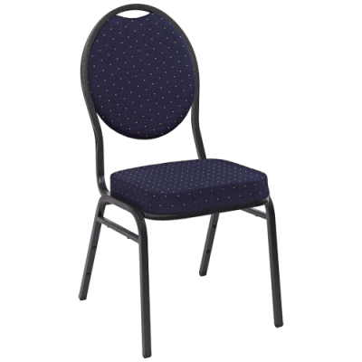 Stapelbare stackchair stoel blauw
