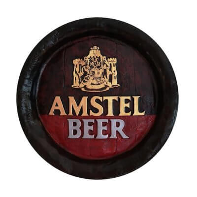 Amstel gipsen pubbord / wandbord