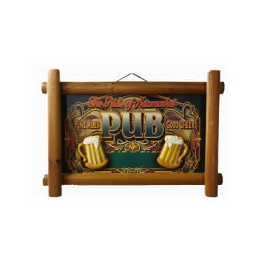 Pubbord 2 bierpullen pub