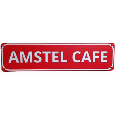 Amstel cafe reclamebord