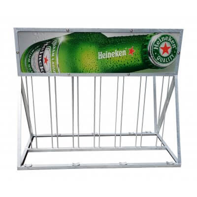 Showroommodel: Fietsenrek, fietsenstalling Heineken