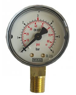 Drukmeter manometer 0-6 bar