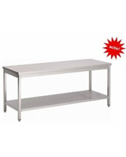 RVS Werktafel met bodemschap 1000x700x900