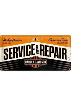 Harley-Davidson Service & Repair reclamebord