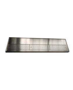 Showroommodel : RVS Tapblad afm. 2000x500 mm