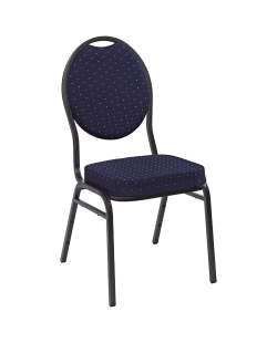 Stapelbare stackchair stoel blauw