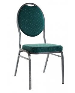 Stapelbare stackchair stoel groen