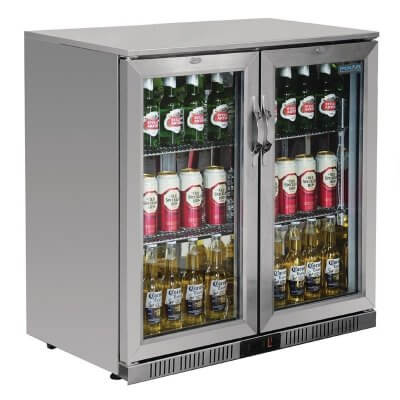 Polar RVS bardisplay koeling dubbel - Hoog model GL008