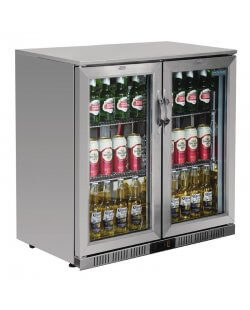 Polar RVS bardisplay koeling dubbel - Hoog model GL008