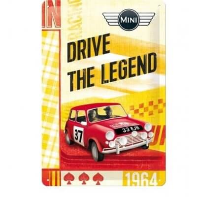 Drive the legend Mini reclamebord