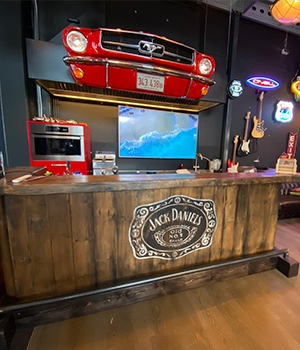 Jack Daniels mancave - Horeca J&P